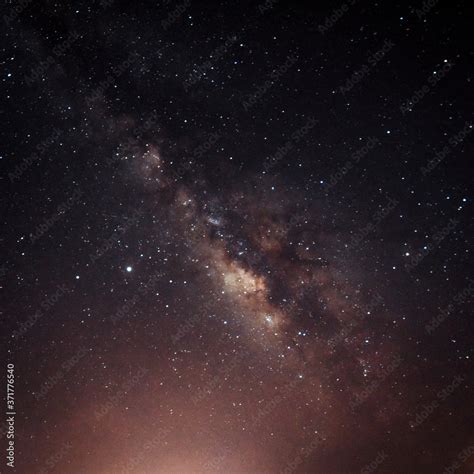 starry night sky with stars from israel desert Stock Photo | Adobe Stock