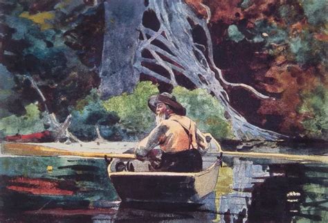 The Adirondack Guide by Winslow Homer Oil Painting Reproduction For Sale | OilPaintings.com