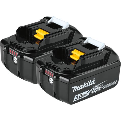 Makita BL1830B-2 18V LXT Lithium‑Ion 3.0Ah Battery 2 Pack — Coastal Tool