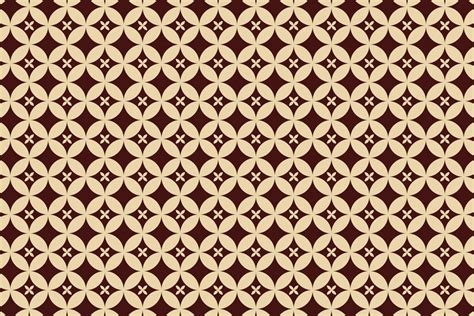 Premium Vector | Free vector batik kawung pattern vector