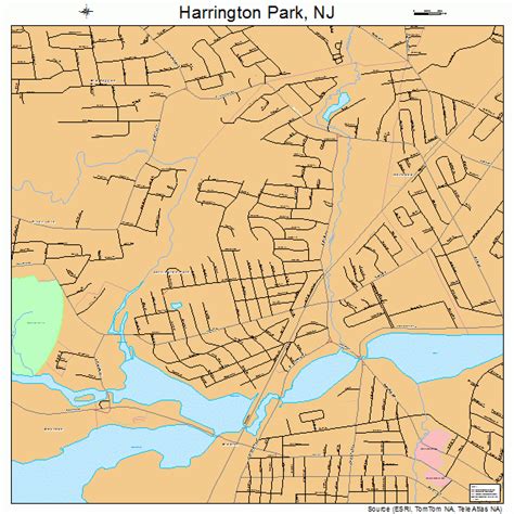 Harrington Park New Jersey Street Map 3430150