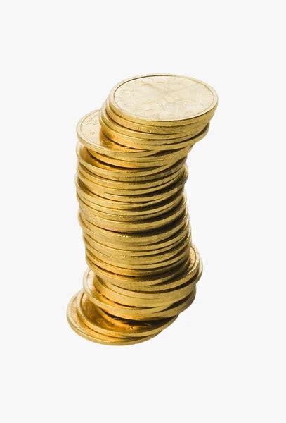 Gold stack of coins Stock Photos, Royalty Free Gold stack of coins ...