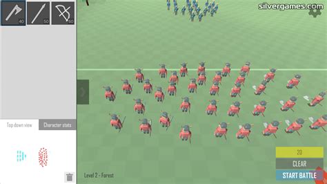 Battle Simulator - Play Online on SilverGames 🕹️