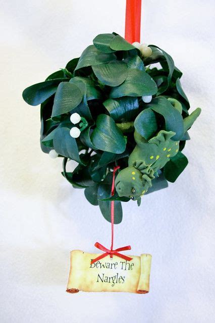 "Beware The Nargles" Mistletoe Ball | A mistletoe ball I cre… | Flickr Cadeau Harry Potter ...