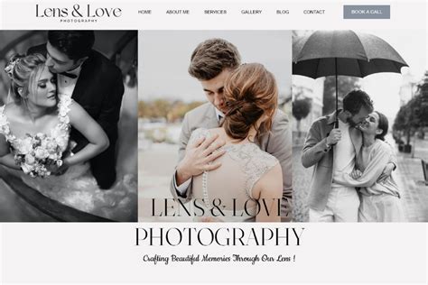 Photography Wix Website Template | Creative Market