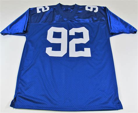 Lot Detail - Michael Strahan Signed NY Giants Jersey - JSA