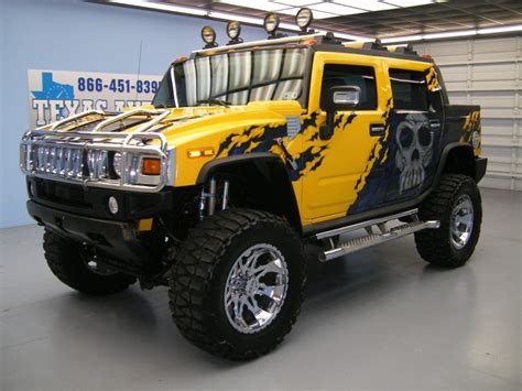 Custom 2007 HUMMER H2 SUT 4X4 LIFTED CUSTOM PAINT H 2 4WD - Off Road Wheels