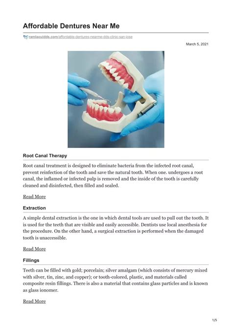 PPT - ramlaouidds.com-Affordable Dentures Near Me PowerPoint ...