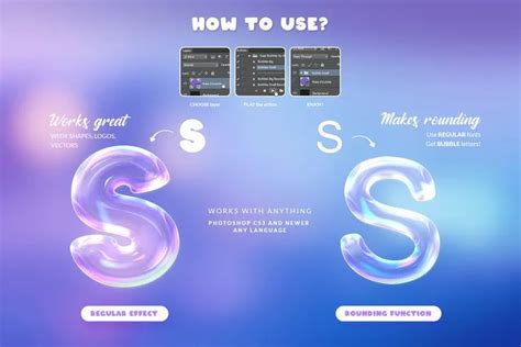 Soap Bubbles Photoshop Action - Design Template Place | Graphic design tutor… | Graphic design ...