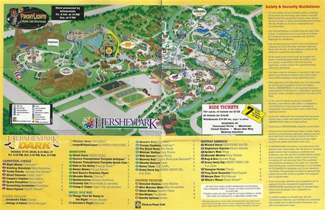 Hershey Park Map Printable - Printable Templates