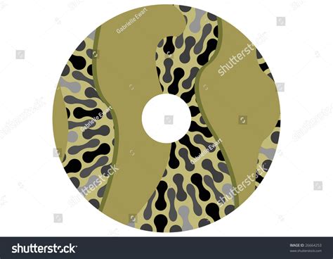 Cd Label Design: ilustrações stock 26664253 | Shutterstock