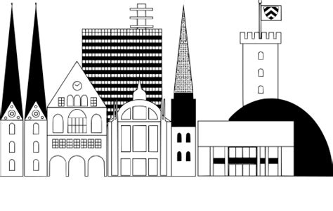SVG > building skyline city - Free SVG Image & Icon. | SVG Silh