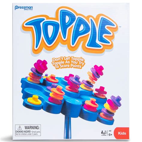 topple game | Five Below | Board games for kids, Basic physics, Die games