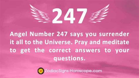 Angel Number 247 Meaning: Pray and Meditate | 247 Angel Number | ZSH