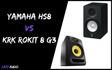 Yamaha HS8 vs KRK Rokit 8 G3 | Catz Audio