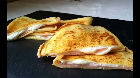 Сhoza acogedora personales: Crepes salados jamon y queso