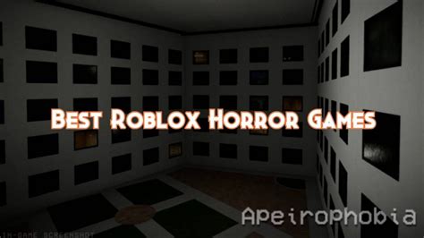 Best Roblox Horror Games in 2024 - Pillar Of Gaming