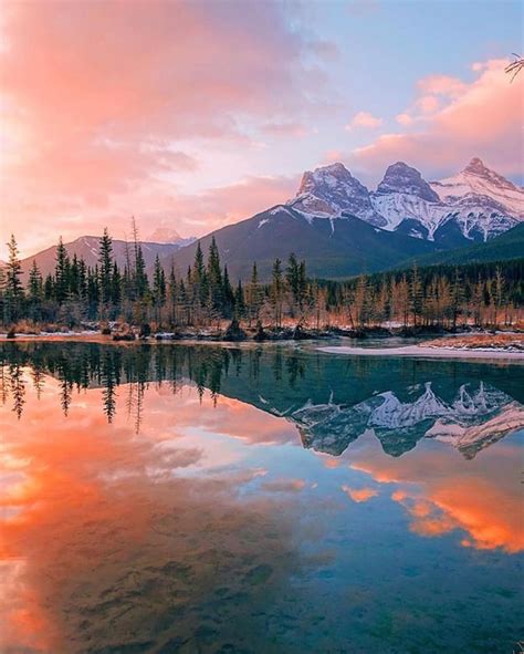 4,037 Likes, 35 Comments - Canada (@tourcanada) on Instagram: “A spectacular sunrise in Canmore ...