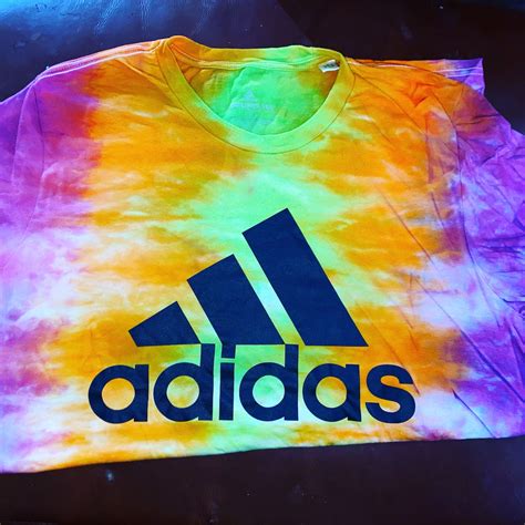 Custom Tiedye Adidas Shirt | Etsy