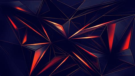 Orange And Blue Geometric Wallpapers - Wallpaper Cave