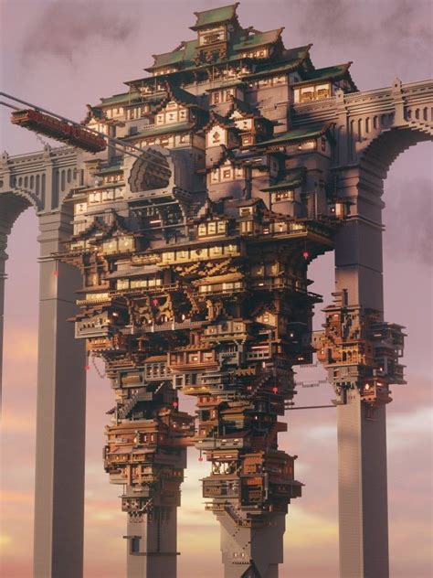 Steampunk inspiration | Minecraft castle, Minecraft structures, Amazing ...