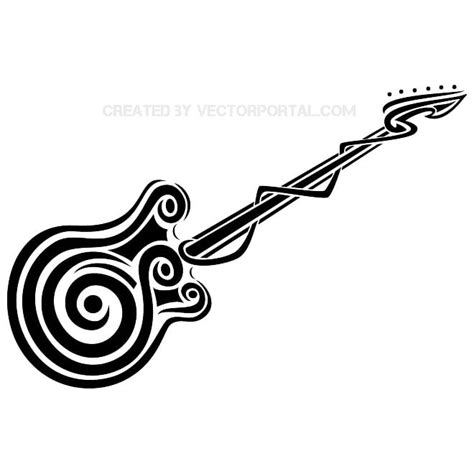 Guitar Royalty Free Stock Vector Clip Art