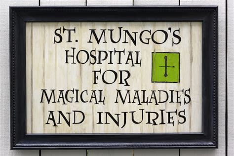 Harry Potter Wall Art St Mungo's Hospital for by wizardsandmuggles