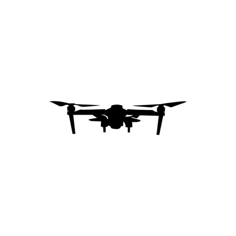 Silhouette vector modern drone illustration 26288831 Vector Art at Vecteezy