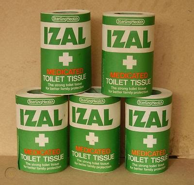 5x old IZAL Medicated TOILET ROLLS now unavailable | #245811317