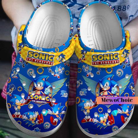 Sonic Sandal Shoes Sonic Men Shoes Sonic Movie Shoes - Etsy