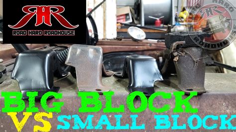 BIG BLOCK VS SMALL BLOCK FRAME STAND, ENGINE MOUNT DIFFERENCES - YouTube