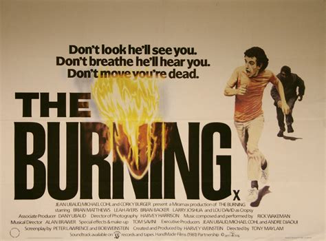 The Burning - Vintage Movie Posters