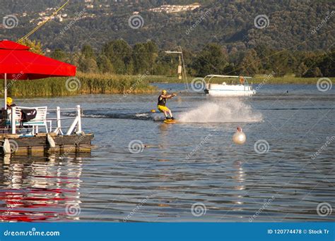 Sapanca Lake editorial stock photo. Image of building - 120774478