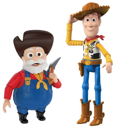 DISNEY PIXAR TOY STORY 2-STINKY PETE THE PROSPECTOR WOODY-WOODY'S ...