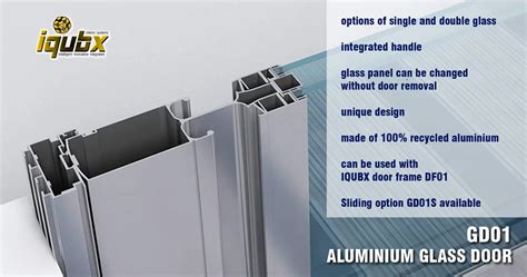 Aluminium Glass Doors - IQUBX