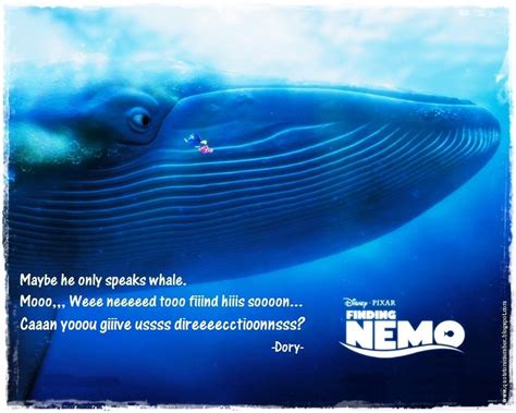 Finding Nemo Whale Talk