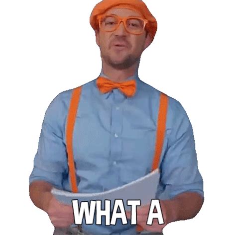 What A Beautiful Day Blippi Sticker - What a beautiful day Blippi Blippi wonders educational ...