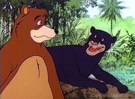 Bagheera Looking At Baloo