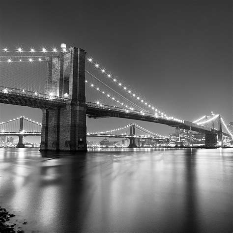 Brooklyn Bridge At Night by Adam Garelick