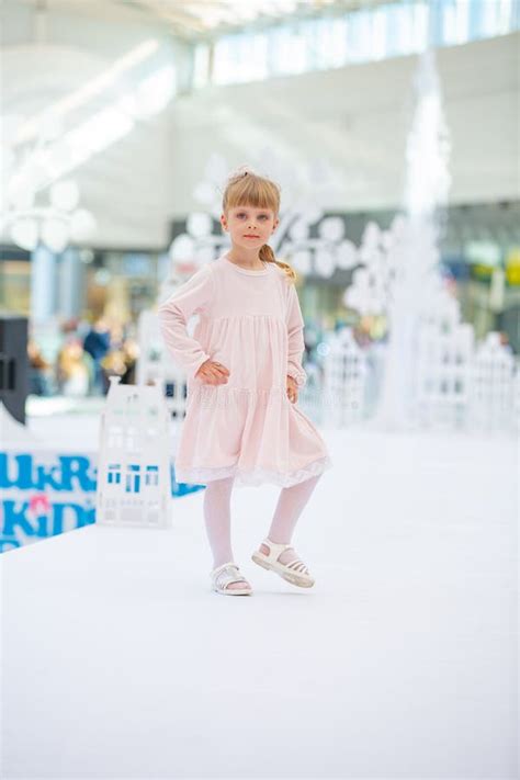 Kyiv, Ukraine March 03.2019. UKFW. Ukrainian Kids Fashion Day Editorial ...