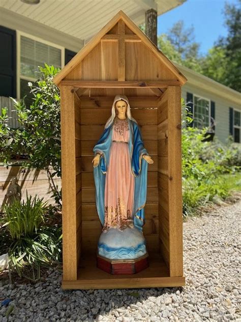 Our Lady Of The Rosary Statue Outdoor at Thersa Murphy blog