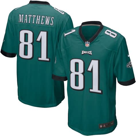 Mens Philadelphia Eagles Jordan Matthews Nike Midnight Green Game Jersey