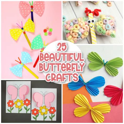 25 Beautiful Butterfly Crafts for Kids of all Ages - Messy Little Monster