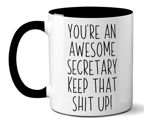 Secretary Funny Gifts Secretary Mug Secretary Appreciation - Etsy