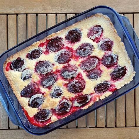 Plum Kuchen: The Simplest and Easiest Recipe for Plum Cake