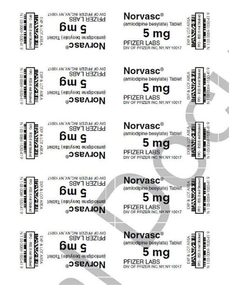 DailyMed - NORVASC- amlodipine besylate tablet