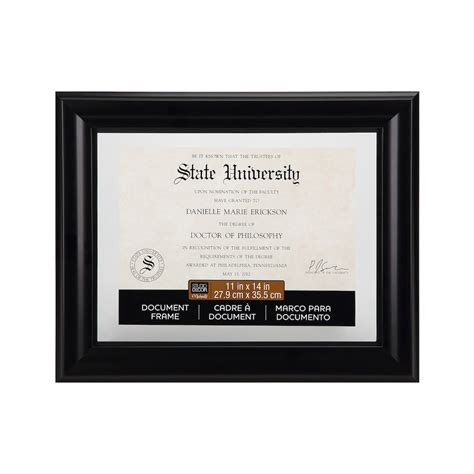 Black 11" x 14" Document Float Frame by Studio Décor® | Document Frames | Michaels | Studio ...