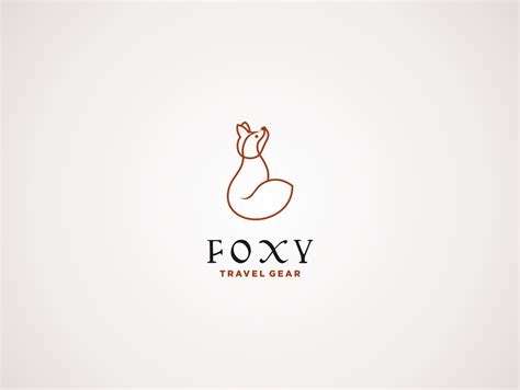 Logo for Foxy by Saju SR on Dribbble