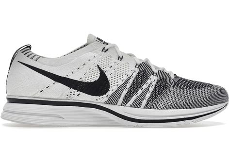 Nike Flyknit Trainer White Black Men's - AH8396-100 - US