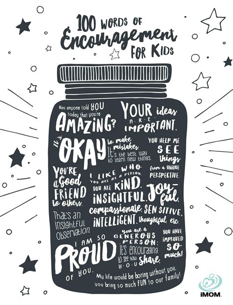 100 Words of Encouragement for Kids - iMom